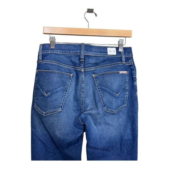 MENS HUDSON BLAKE SLIM STRAIGHT BLUE DENIM JEANS 30 - Picture 8 of 9